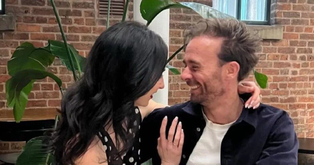 Coronation street star jack p shepherd's fiancee shares sweet six word