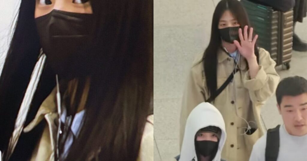 Njz (newjeans) quietly leaves for hongkong performance