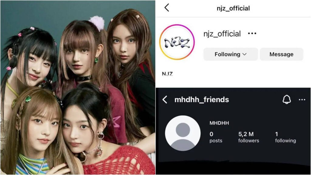 Newjeans njz parents issue statement after group changes instagram username,