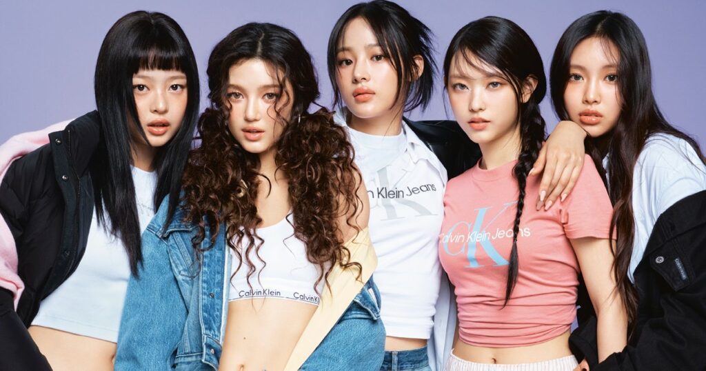 Newjeans per calvin klein, la campagna