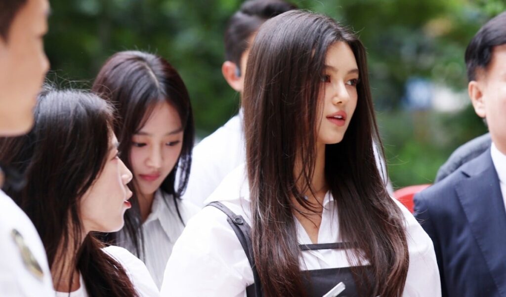 Minji & danielle appear in person for today's court mediated