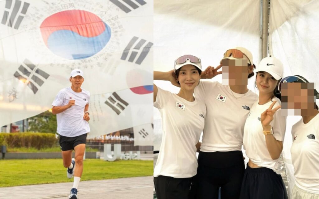 Sean completes meaningful '815 run' with support from park bo