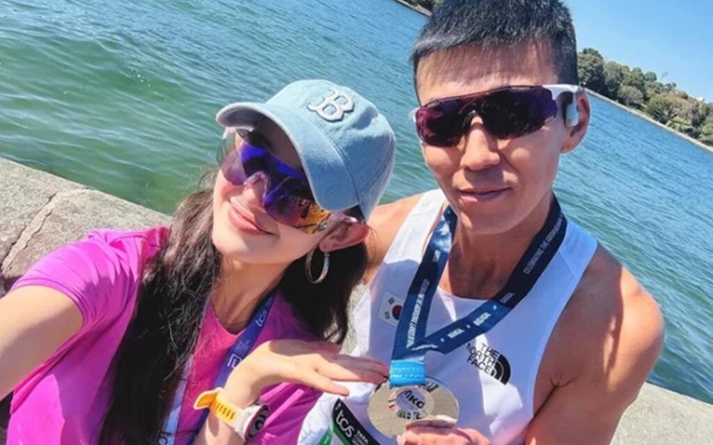 Newjeans' danielle finishes her first marathon run