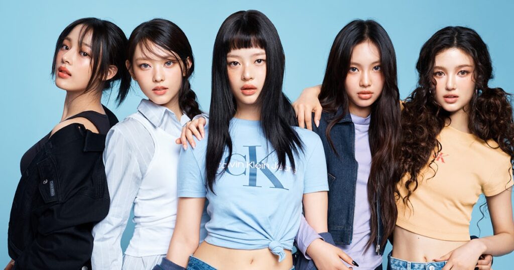 Newjeans calvin klein fall denim campaign 2024 interview